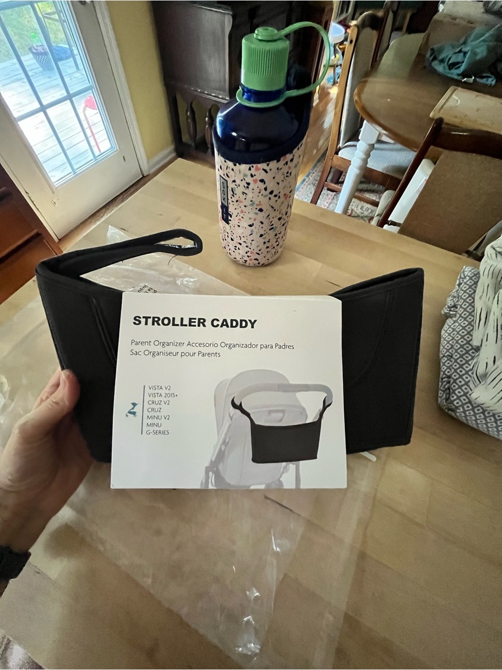 UPPAbaby Black Stroller Handle Organizer - Compact Storage Caddy Carry All